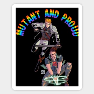 Mutant and Proud Shatterstar And Rictor Magnet